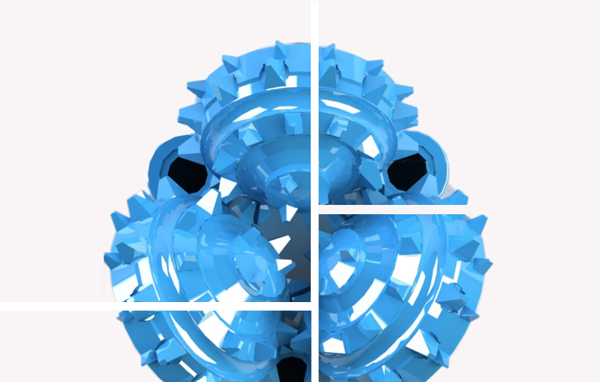 Diente de acero Tricone Bit Rendimiento